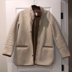 Old Navy Faux Sherpa Teddy Cream Jacket